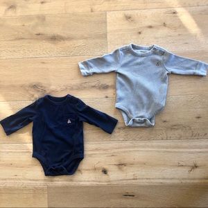 2-Piece Baby Gap Long-Sleeved Bodysuit Bundle